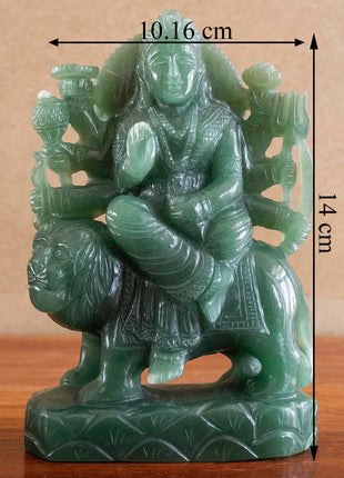 Durga Ji ( Green Aventurine) 5.50X4