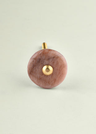 Agate Natural Gemstone Cabinet Furniture Knobs - Peach Shade