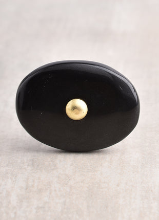 Agate Natural Gemstone Cabinet Furniture Knobs - Black