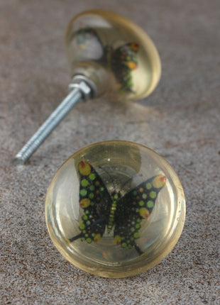 Butterfly Design Drawer Resin cabinet knob