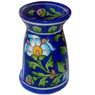 Blue, Turquoise, Yellow and Pink Ceramic Pottery Oil Burner/Warmer (01)