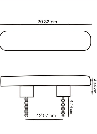 Wood Round Cylindrical Shape Kitchen Cabinet Drawer Handle