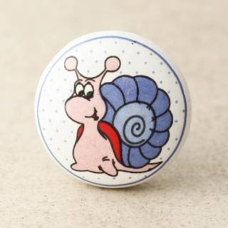 NKPS-017 Snail Design Ceramic knob