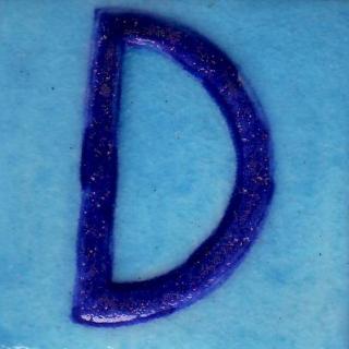 BPAT-013-Blue D Alphabet Turquoise Base Tile (2x2)